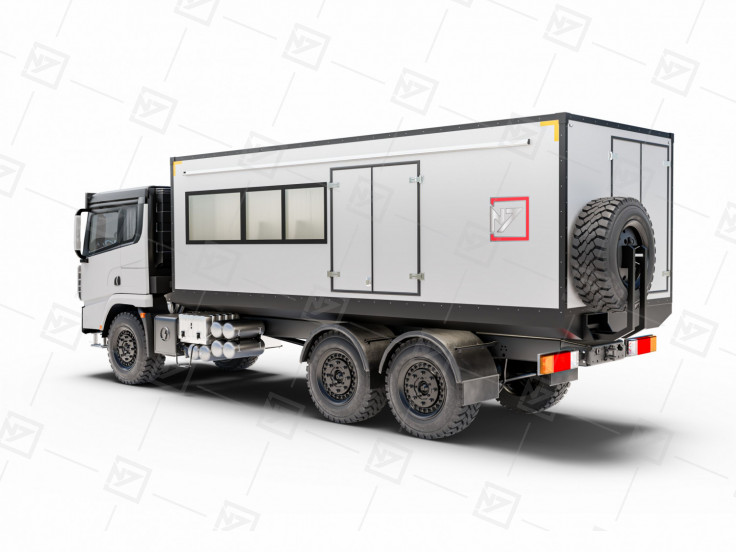 2.2 Вахтовый автобус Shacman 24 места с грузовым отсеком