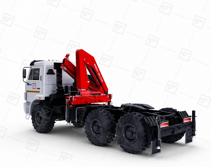 Седельный тягач Камаз 43118 с КМУ ИМ-150N