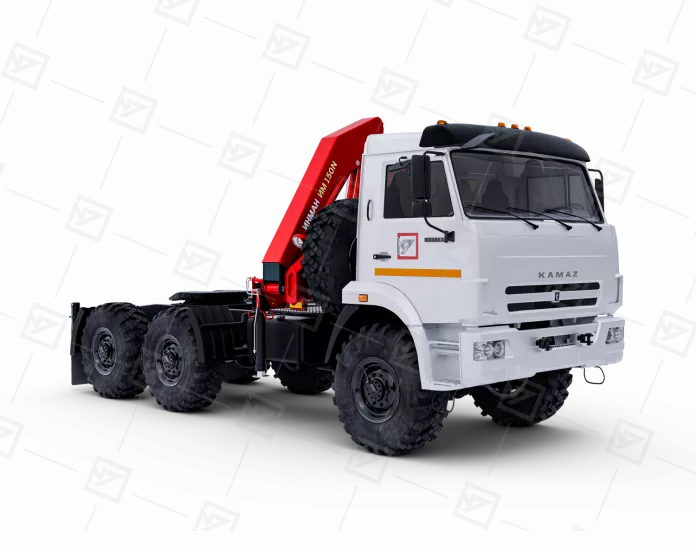 Седельный тягач Камаз 43118 с КМУ ИМ-150N
