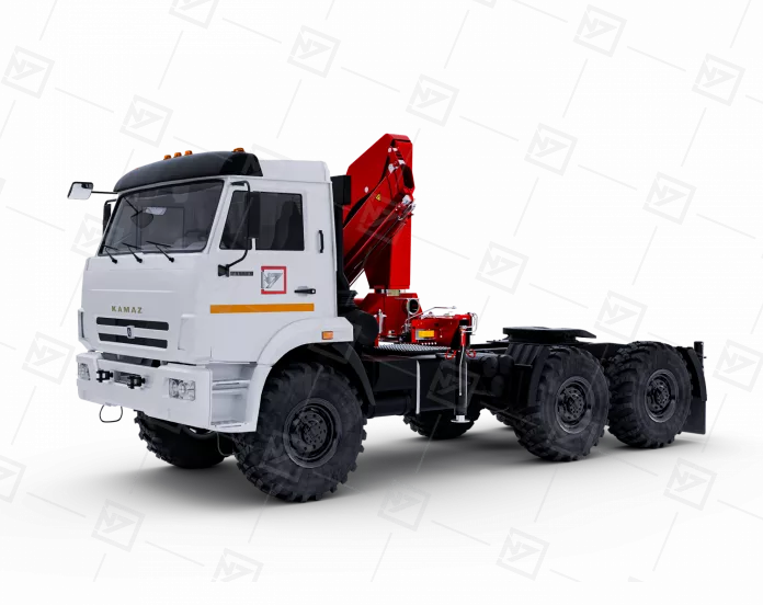 Седельный тягач Камаз 43118 с КМУ ИМ-150N