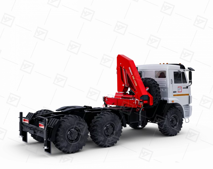 Седельный тягач Камаз 43118 с КМУ ИМ-150N