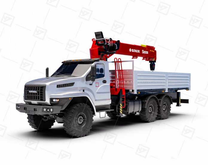 Бортовой автомобиль Урал NEXT 4320-72Е5 с КМУ Sunhunk S-2006