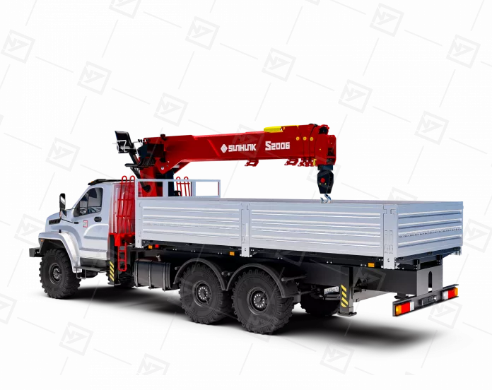Бортовой автомобиль Урал NEXT 4320-72Е5 с КМУ Sunhunk S-2006