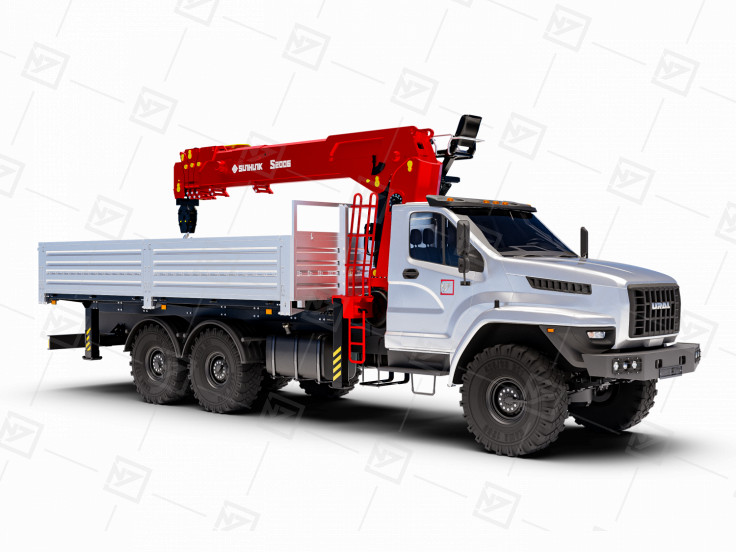 Бортовой автомобиль Урал NEXT 4320-72Е5 с КМУ Sunhunk S-2006