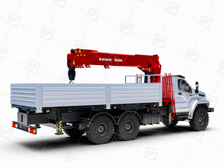 Бортовой автомобиль Урал NEXT 4320-72Е5 с КМУ Sunhunk S-2006