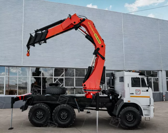 Седельный тягач КАМАЗ 65221 с КМУ Palfinger РК-40002ЕН-D