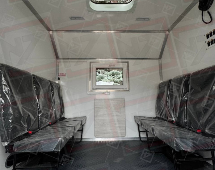 ПАРМ 3+2 Shacman с бортовой платформой (КМУ ИНМАН ИМ-95)