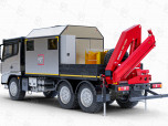АРОК Shacman 3+2 с КМУ ИМ-50, люлька