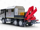 АРОК Shacman 3+2 с КМУ ИМ-50, люлька