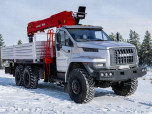Бортовой автомобиль Урал NEXT 4320-72Е5 с КМУ Sunhunk S-2006