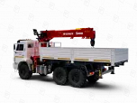 Бортовой автомобиль Камаз 43118-50 (КПП ZF-9) с КМУ Sunhunk S-2006