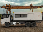 Вахтовый автобус Shacman 24 места с грузовым отсеком