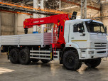Бортовой автомобиль Камаз 43118-50 (КПП ZF-9) с КМУ Sunhunk S-2006