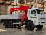 Бортовой автомобиль Камаз 43118-50 (КПП ZF-9) с КМУ Sunhunk S-2006