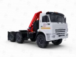 Седельный тягач Камаз 43118 с КМУ ИМ-150N