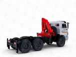 Седельный тягач Камаз 43118 с КМУ ИМ-150N