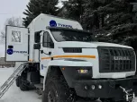 Грузопассажирский автомобиль ГПА Урал Next (4+2 места, с бортовой платформой и КМУ ИМ-95)