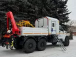 Грузопассажирский автомобиль ГПА Урал Next (4+2 места, с бортовой платформой и КМУ ИМ-95)