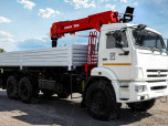 Бортовой автомобиль Камаз 43118-50 с КМУ Sunhunk S-2006
