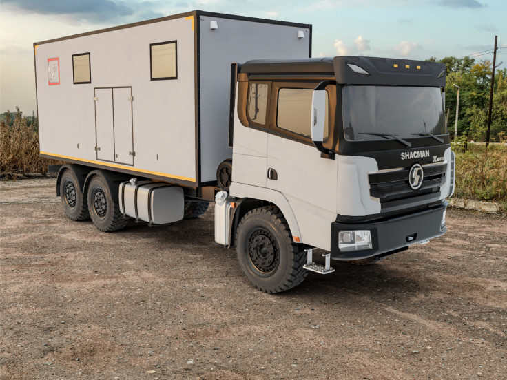 ГПА Shacman SX32586V385 6+2 закрытый грузовой отсек, оснащение класс С