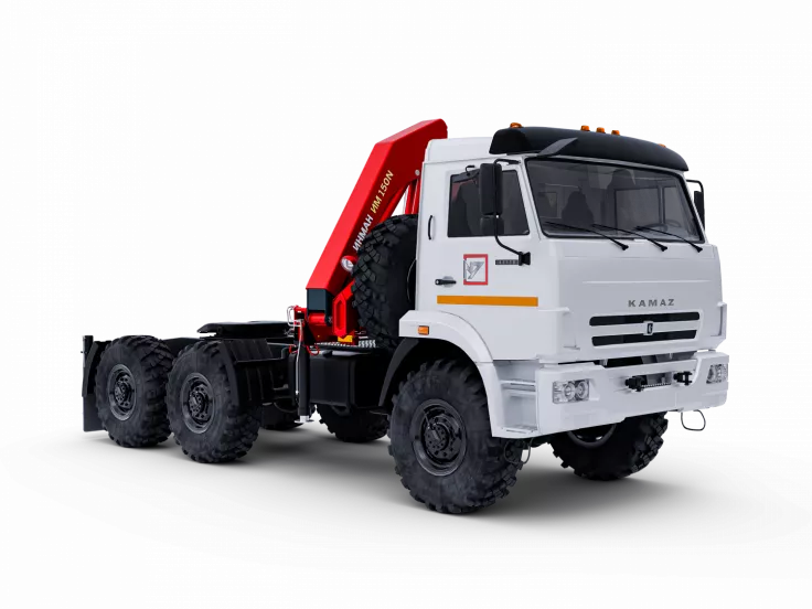 Седельный тягач Камаз 43118 с КМУ ИМ-150N