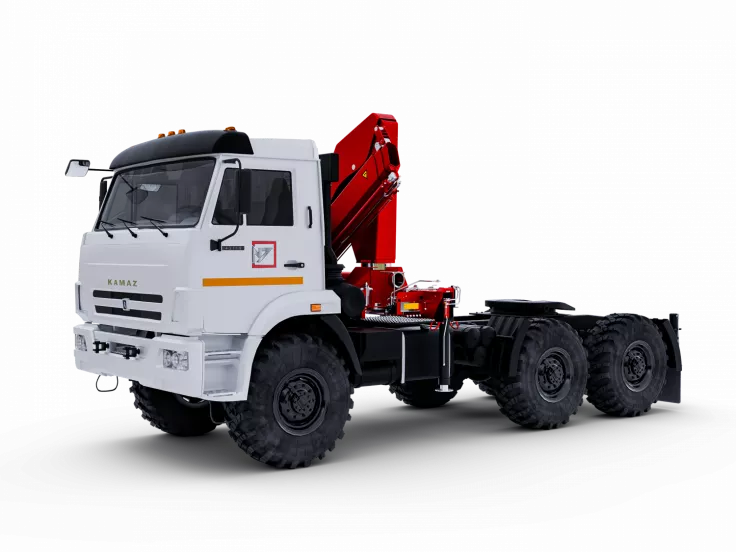 Седельный тягач Камаз 43118 с КМУ ИМ-150N